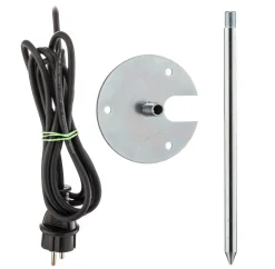 Dekorativ stjernelampe med kabel og støpsel