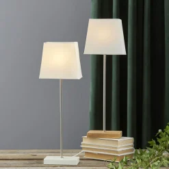 Dekorlampe Combi pack -stjerne og skjerm -hvit fot