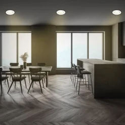 Desi innfellingslampe, hvit, Ø9cm, dimbar, 3000K