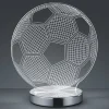 3D-hologram-bordlampe Ball – valgbar lysfarge