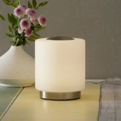 Dimbar bordlampe Simi med touchfunksjon