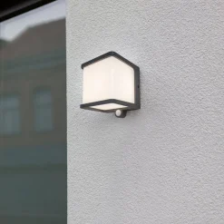 Doblo LED-solcellevegglampe med bevegelsessensor