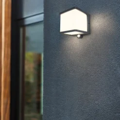 Doblo LED-solcellevegglampe med bevegelsessensor