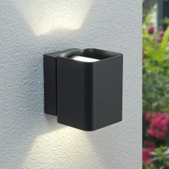 Doppelt strålende LED-utevegglys Nikolas