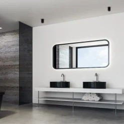 Downlight Bima, rund svart