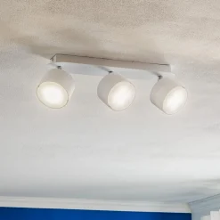 Downlight Cloudy med 3 lyskilder, hvit