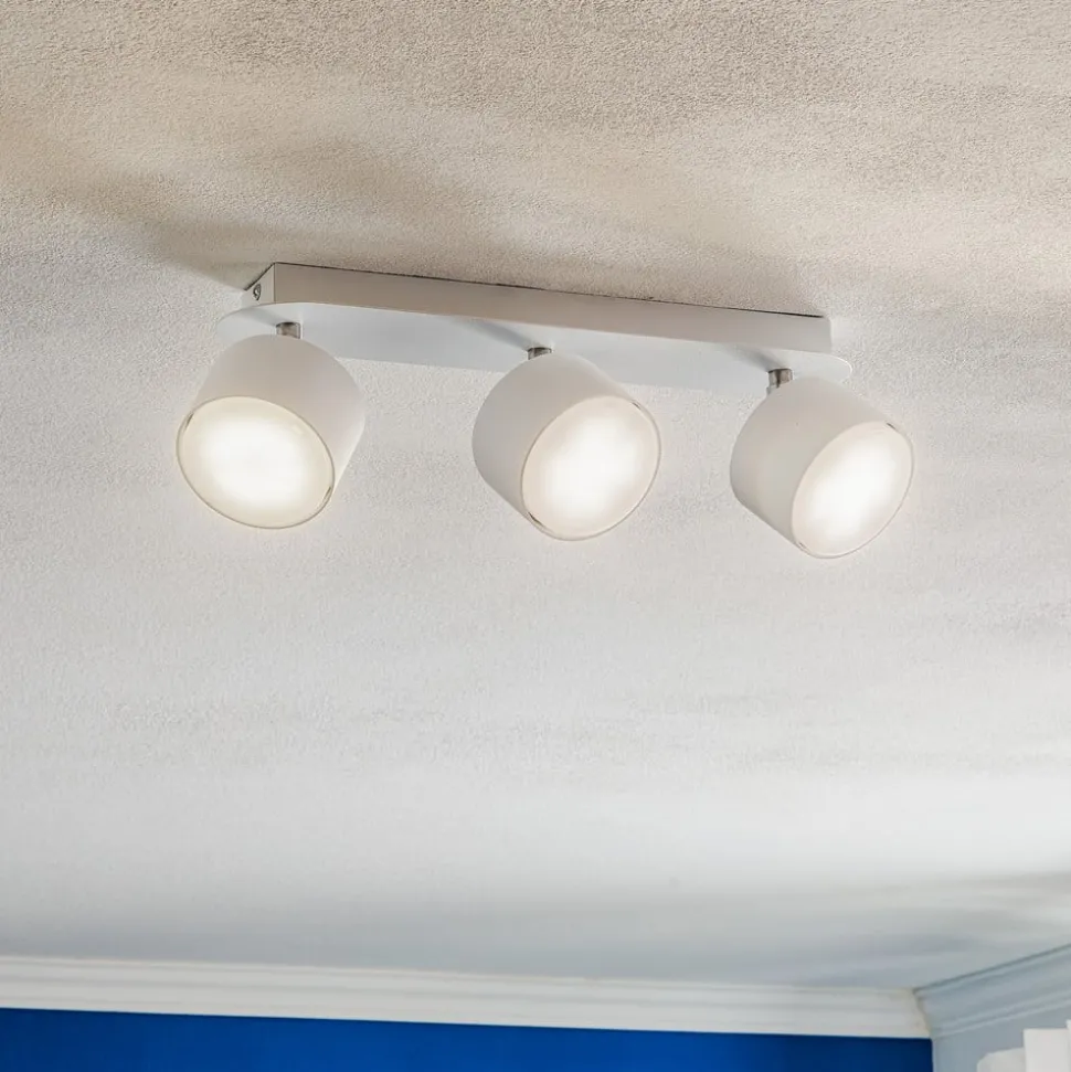 Downlight Cloudy med 3 lyskilder, hvit