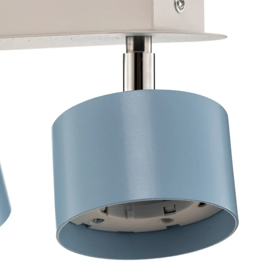 Downlight Cloudy med 3 lyskilder, blå