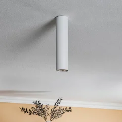 Downlight Eye, høyde 25 cm, hvit