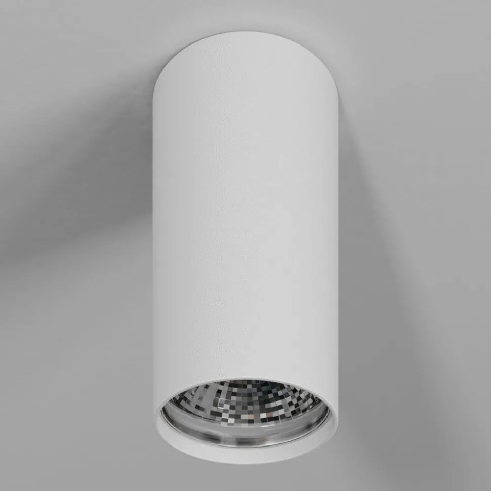 Downlight Eye S i sylinderform, hvit