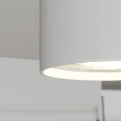 Downlight Eye S i sylinderform, hvit