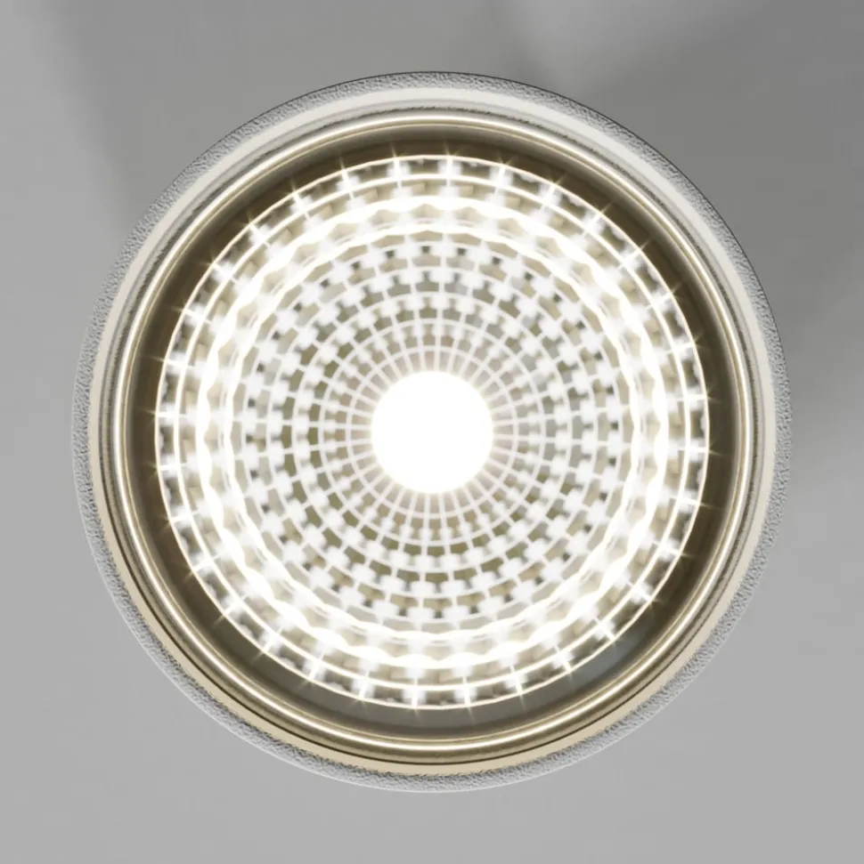 Downlight Eye S i sylinderform, hvit