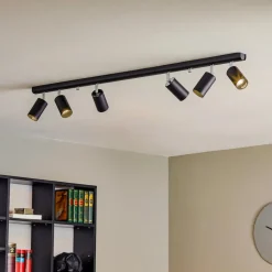 Downlight Eye Spot med 6 lyskilder, svart