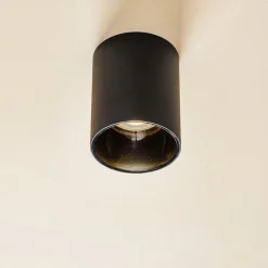 Downlight Eye Tone i sylinderform svart
