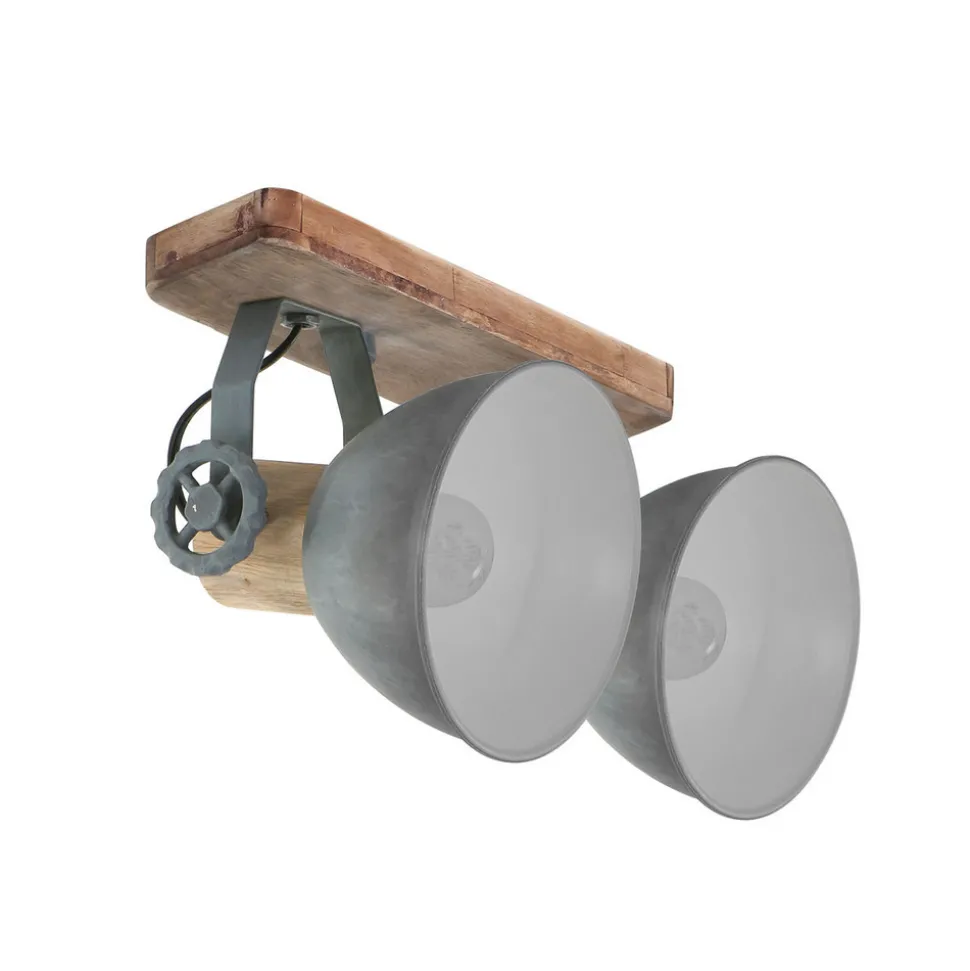 Downlight Gearwood, 2 lyskilder, grå