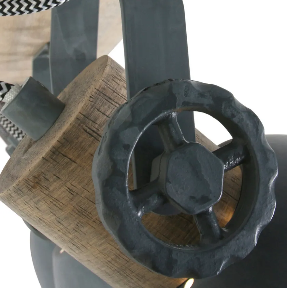 Downlight Gearwood, 3 lyskilder avlang, grå