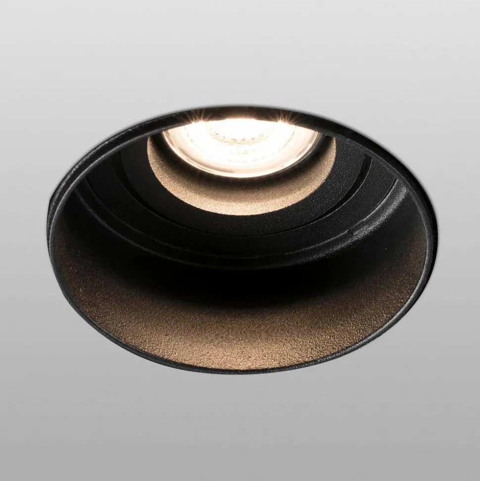 Downlight Hyde 1 lyskilde rund dreibar svart