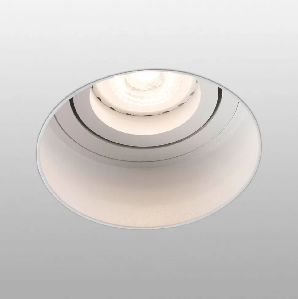 Downlight Hyde 1 lyskilde rund dreibar hvit