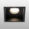Downlight Hyde 1 lyskilde rammer kantet IP44 svart