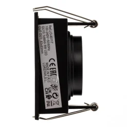 Downlight Hyde 1 lyskilde rammer kantet IP44 svart