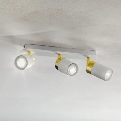 Downlight Joker, hvit/gull, 3 lyskilder