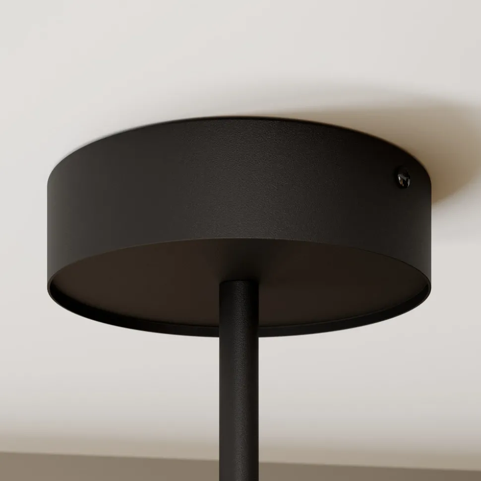 Downlight Leda 3, 3 lyskilder, svart-gull