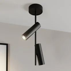 Downlight Leda 2, 2 lyskilder, svart