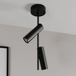 Downlight Leda 2, 2 lyskilder, svart