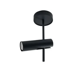 Downlight Leda 1, olivgrønn, 1 lyskilde, stål, høyde 34 cm