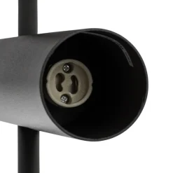 Downlight Leda 1, olivgrønn, 1 lyskilde, stål, høyde 34 cm