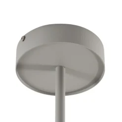 Downlight Leda 2, taupe, 2 lyskilder, stål, GU10, høyde 55 cm