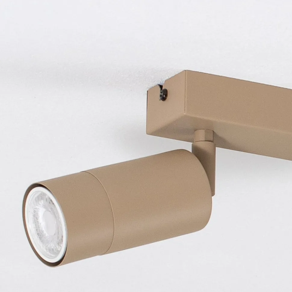 Downlight Link, beige, lengde 90 cm, 6 lyskilder, 1200 lm, 12 V DC, 100-240 V