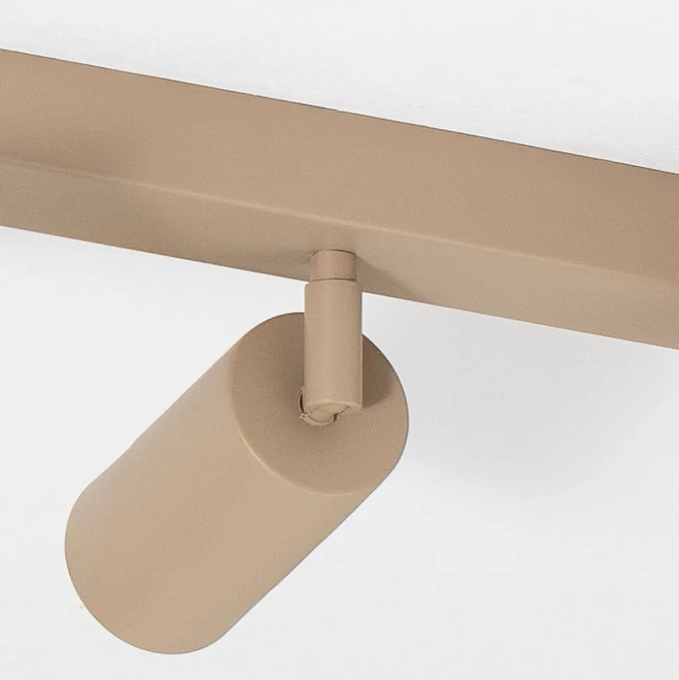 Downlight Link, beige, lengde 90 cm, 6 lyskilder, 1200 lm, 12 V DC, 100-240 V