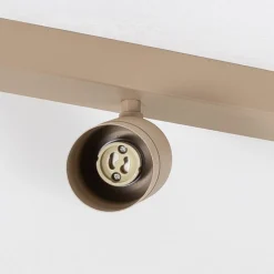 Downlight Link, beige, lengde 90 cm, 6 lyskilder, 1200 lm, 12 V DC, 100-240 V