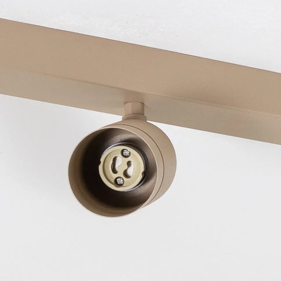 Downlight Link, beige, lengde 90 cm, 6 lyskilder, 1200 lm, 12 V DC, 100-240 V