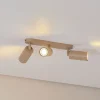 Downlight Link, beige, lengde 33 cm, 3 lyskilder, 3-flg.