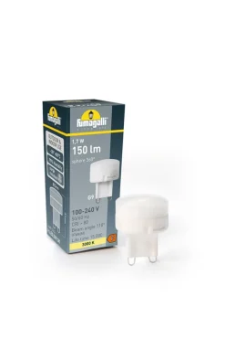 Downlight Livia Ø 6 cm svart/frostet kunstharpiks G9 4 000K