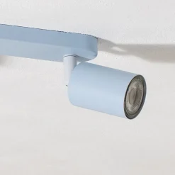 Downlight Livia, lyseblå, 35 cm, 2 lyskilder, metall, GU10