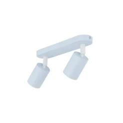 Downlight Livia, lyseblå, 35 cm, 2 lyskilder, metall, GU10