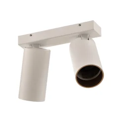 Downlight Mono II hvit/innvendig gull 2 lyskilder