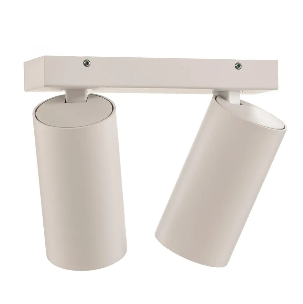 Downlight Mono II hvit/innvendig gull 2 lyskilder