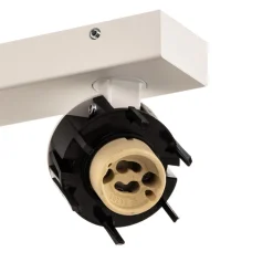 Downlight Mono II hvit/innvendig gull 2 lyskilder