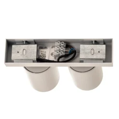 Downlight Mono II hvit/innvendig gull 2 lyskilder