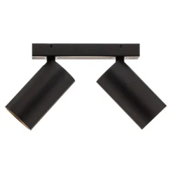 Downlight Mono II svart/innvendig gull 2 lyskilder