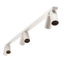 Downlight Mono VI hvit/gull, 6 lyskilder