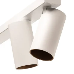 Downlight Mono VI hvit/gull, 6 lyskilder