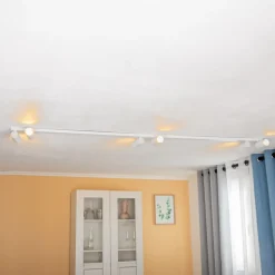 Downlight Mono VI i hvit, 6 lyskilder