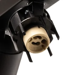 Downlight Mono VI, svart/gull, 6 lyskilder