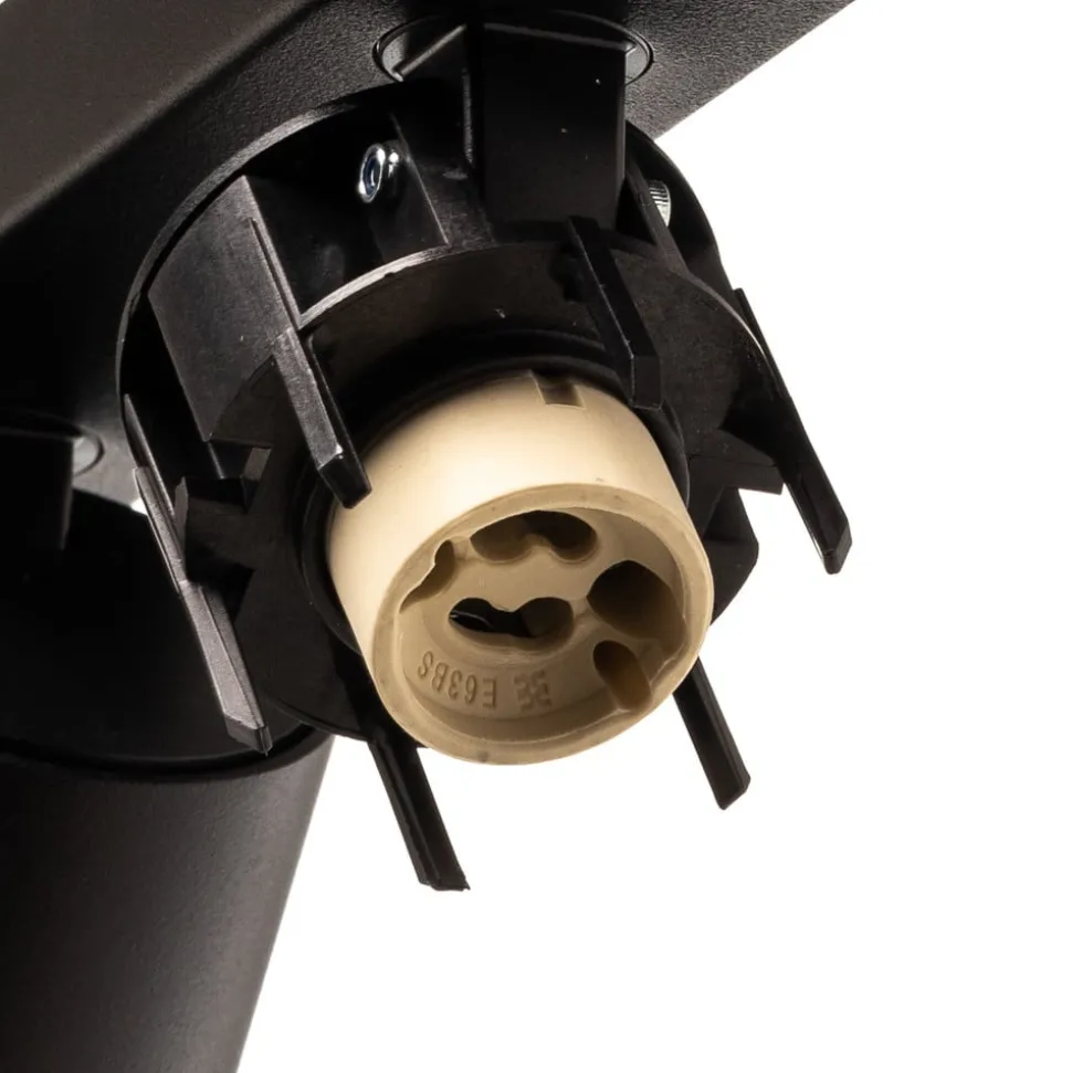 Downlight Mono VI, svart/gull, 6 lyskilder