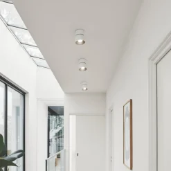 Downlight Pitcher, GU10, enflammig, metall, hvit